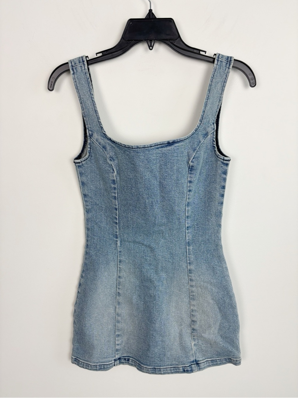 Flaw EB DENIM Devan Denim Mini Dress Size XS - Picture 2 of 11